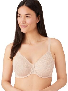 (9) New Wacoal Beige/Nude Supportive Full Coverage Bra
